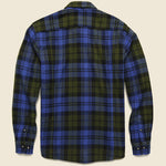 Big Energy Blackwatch Flannel - Indigo/Olive - Corridor - STAG Provisions - Tops - L/S Woven - Plaid