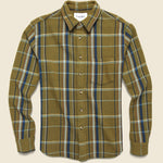 Brook Trout Acid Plaid Shirt - Brown/Blue - Corridor - STAG Provisions - Tops - L/S Woven - Plaid