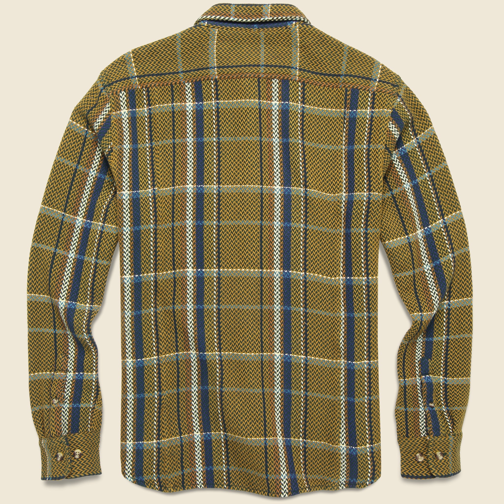 Brook Trout Acid Plaid Shirt - Brown/Blue - Corridor - STAG Provisions - Tops - L/S Woven - Plaid