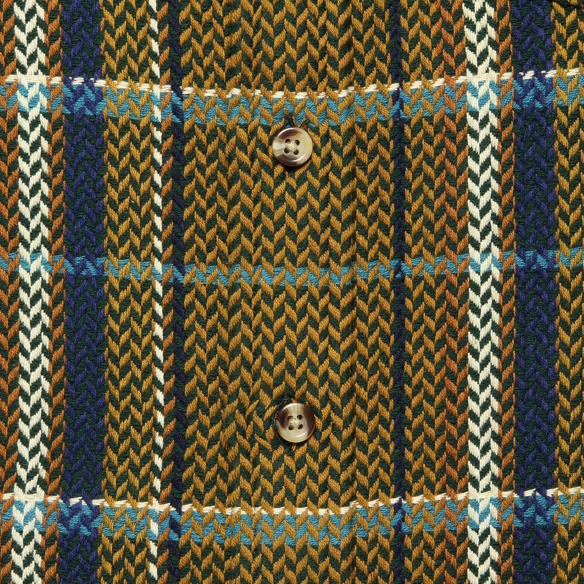 Brook Trout Acid Plaid Shirt - Brown/Blue - Corridor - STAG Provisions - Tops - L/S Woven - Plaid