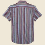 Boardwalk Stripe Shirt - Blue - Corridor - STAG Provisions - Tops - S/S Woven - Stripe