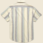 Beachside Stripe Shirt - Blue Multi/Cream - Corridor - STAG Provisions - Tops - S/S Woven - Stripe