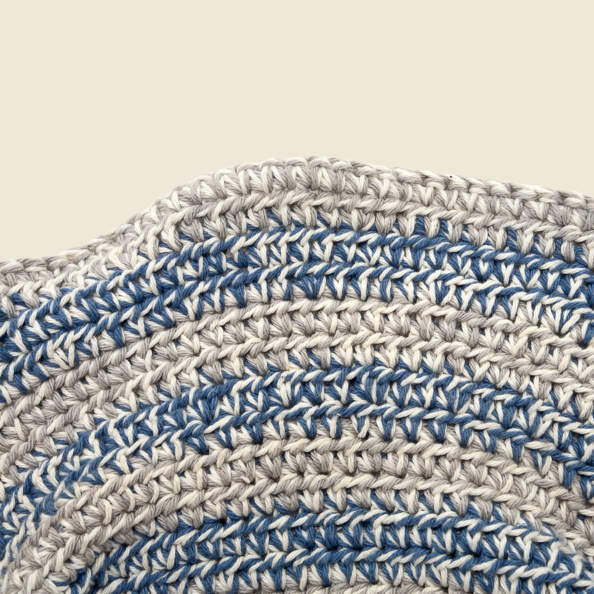 Hand Crochet Bucket Hat - Blue - Corridor - STAG Provisions - Accessories - Hats