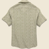 Rainbow Weave Camp Shirt - Army - Corridor - STAG Provisions - Tops - S/S Woven - Other Pattern