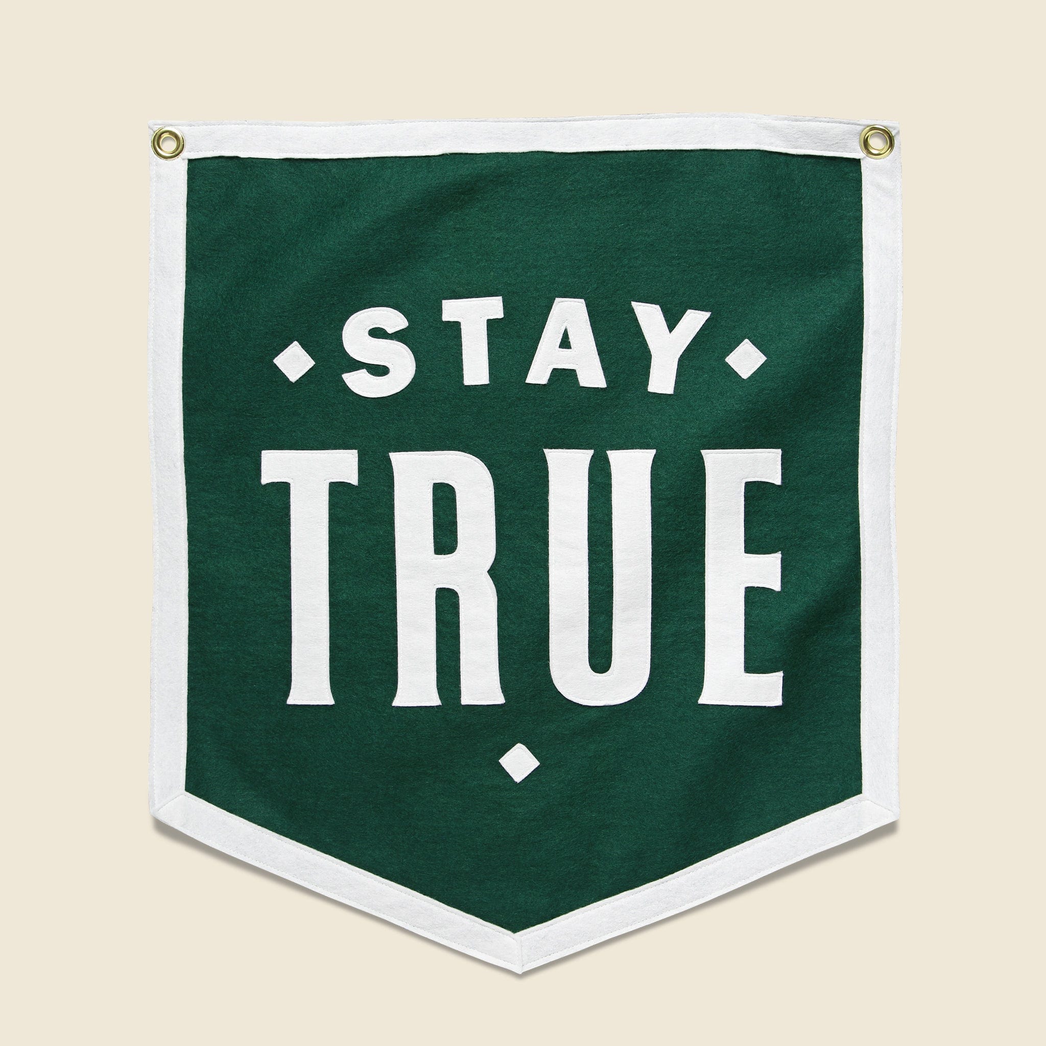 Stay True Pennant - Oxford Pennant - STAG Provisions - Gift - Miscellaneous