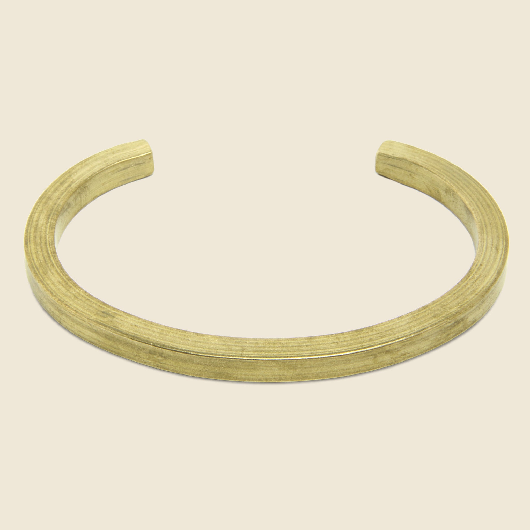Large Uniform Square Cuff - Brass - Craighill - STAG Provisions - Accessories - Cuffs