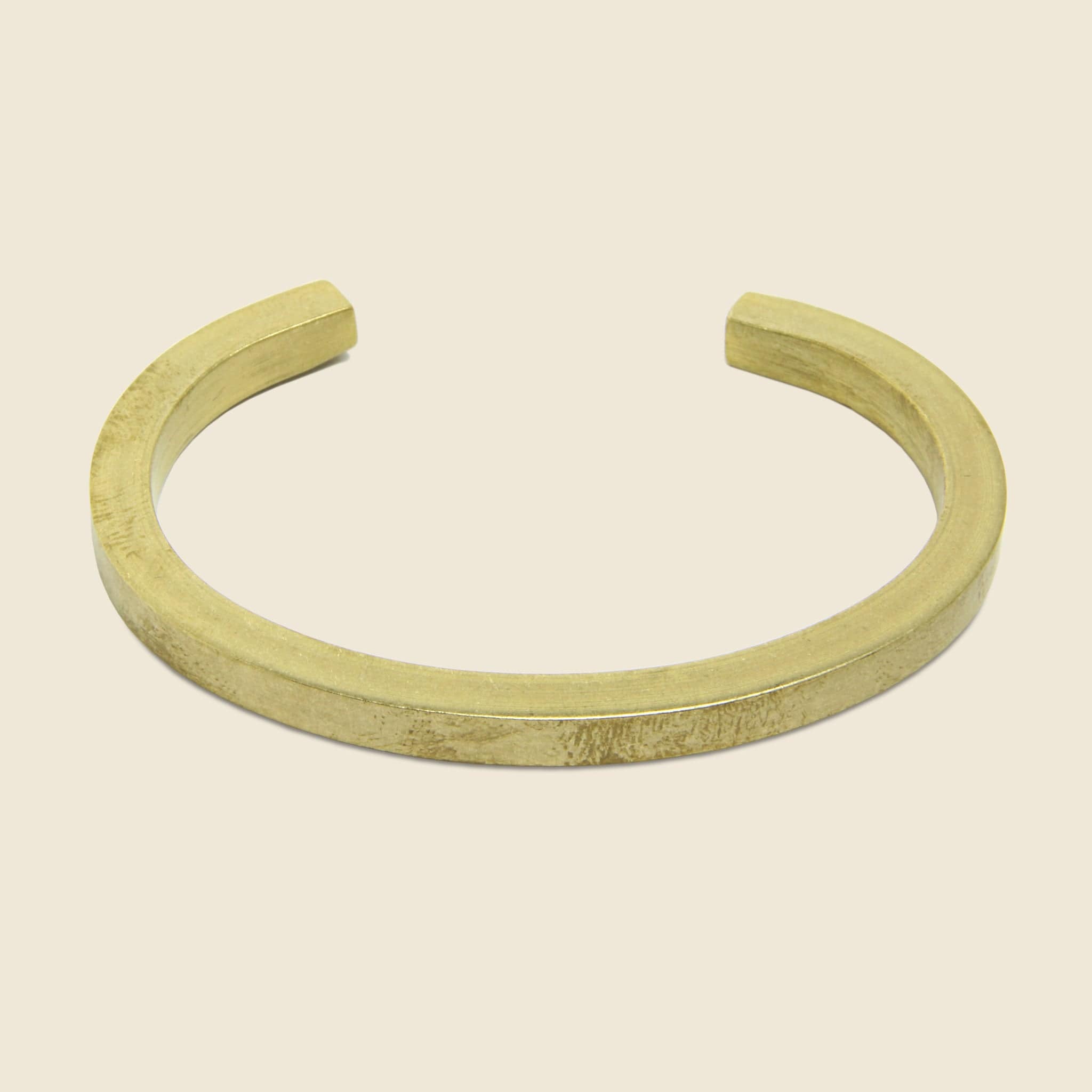 Small Uniform Square Cuff - Brass - Craighill - STAG Provisions - Accessories - Cuffs