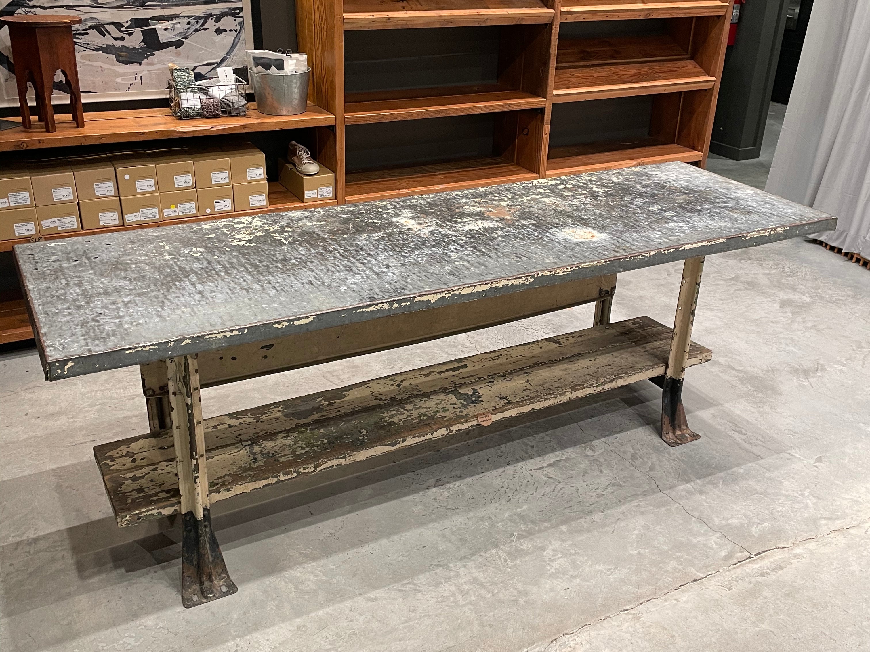 DNS 38 - Metal Work Desk - Warehouse Sale - STAG Provisions - Warehouse Sale