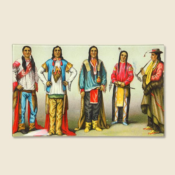 Rectangle Tray - Standing Native Americans - John Derian - STAG Provisions - Gift - Miscellaneous