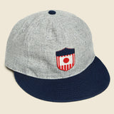 U.S. Tour of Japan Wool Hat - Grey - Ebbets Field Flannels - STAG Provisions - Accessories - Hats