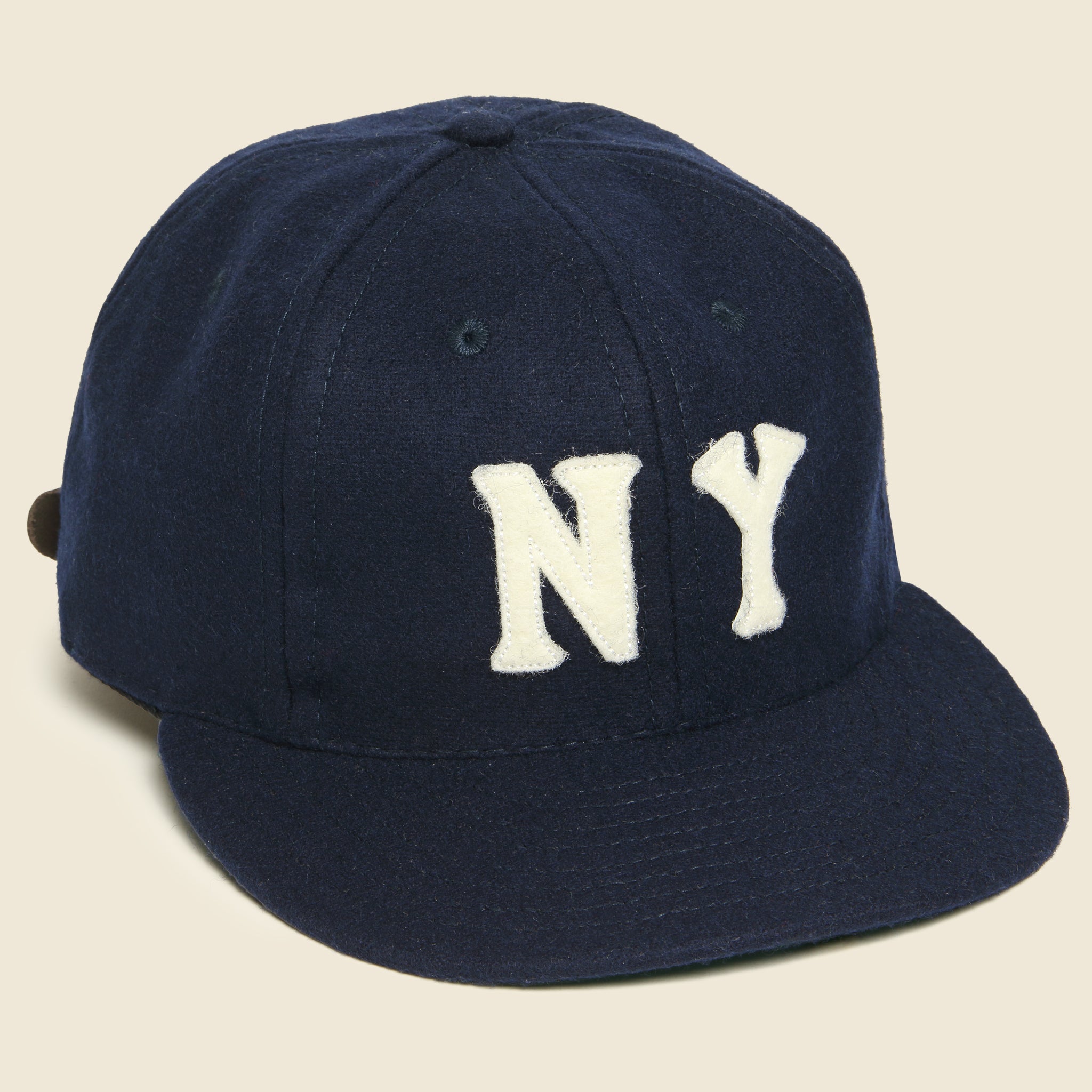 NY Black Yankees Wool Hat - Navy - Ebbets Field Flannels - STAG Provisions - Accessories - Hats