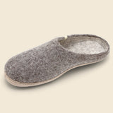 Wool Slippers - Natural Grey - EGOS COPENHAGEN - STAG Provisions - Home - Bed - Slipper