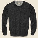Sconset Crew Sweater - Black Heather - Faherty - STAG Provisions - Tops - Sweater