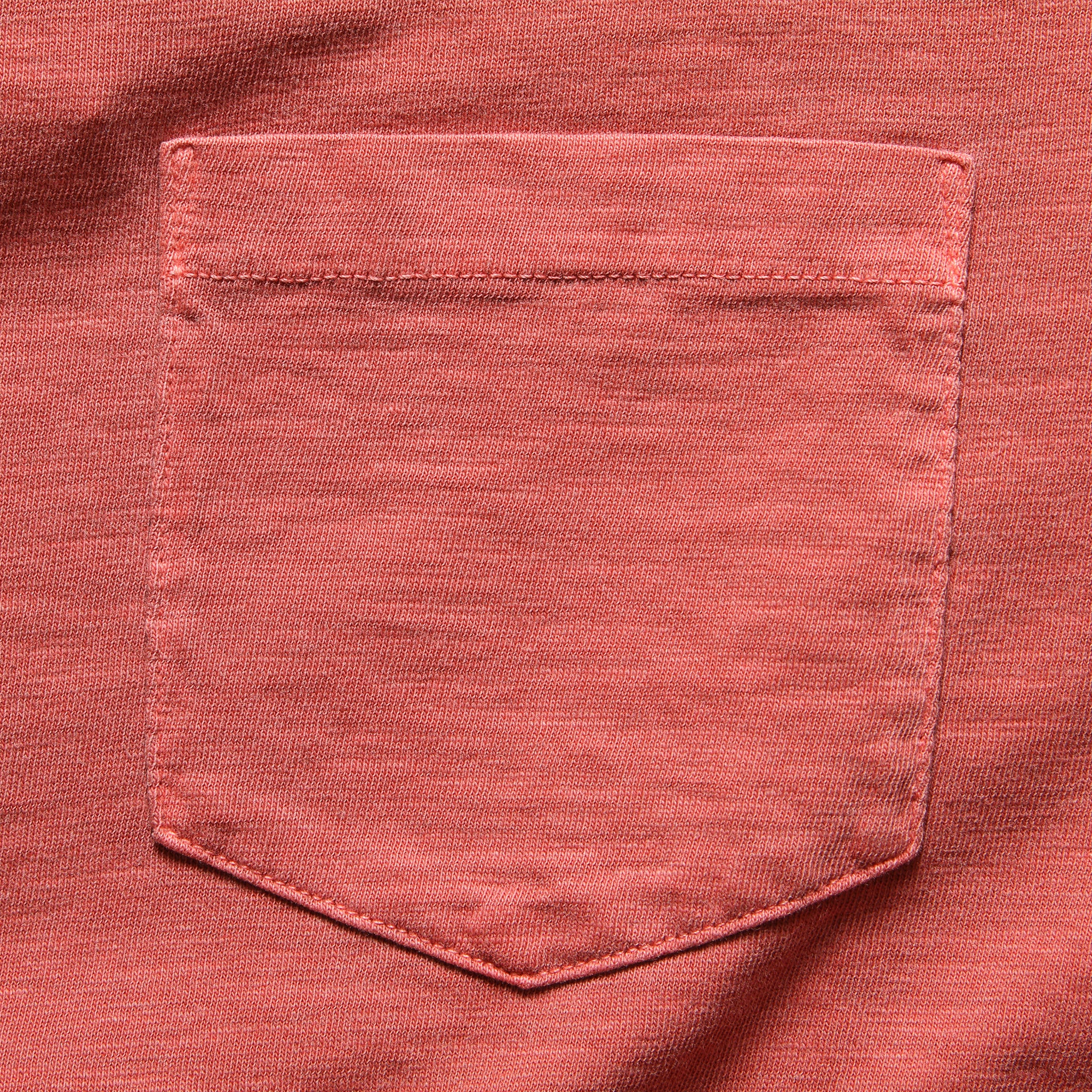 Garment Dye Pocket Tee - Faded Red - Faherty - STAG Provisions - Tops - S/S Tee