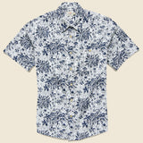 Poppy Coast Shirt - Navy/White - Faherty - STAG Provisions - Tops - S/S Woven - Floral