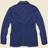 Indigo Twill Knit Blazer - Java - Faherty - STAG Provisions - Suiting - Sport Coat