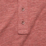 Slub Cotton Henley - Crimson Heather - Faherty - STAG Provisions - Tops - L/S Knit