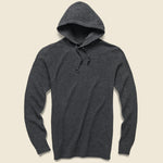 Slub Cotton Hoodie - Black Heather - Faherty - STAG Provisions - Tops - L/S Knit