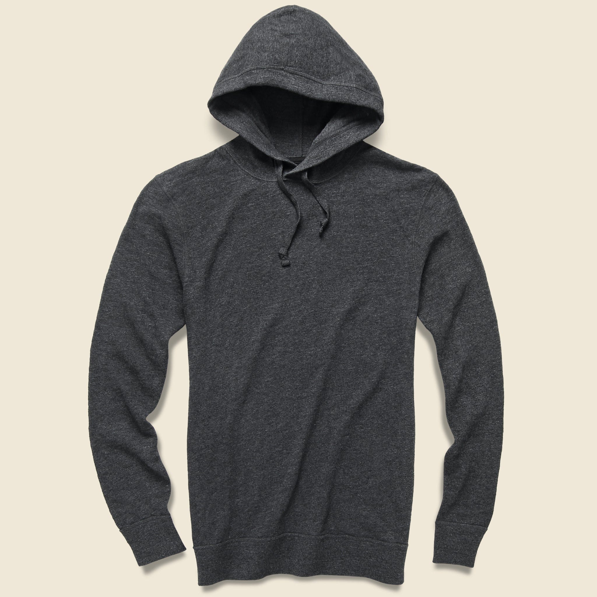 Slub Cotton Hoodie - Black Heather - Faherty - STAG Provisions - Tops - L/S Knit