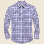 Ventura Shirt - Indigo White Plaid - Faherty - STAG Provisions - Tops - L/S Woven - Plaid