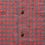 Doublecloth Belmar Shirt - Red Charcoal Buffalo - Faherty - STAG Provisions - Tops - L/S Woven - Plaid