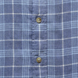 Pacific Shirt - Light Blue Melange - Faherty - STAG Provisions - Tops - L/S Woven - Plaid