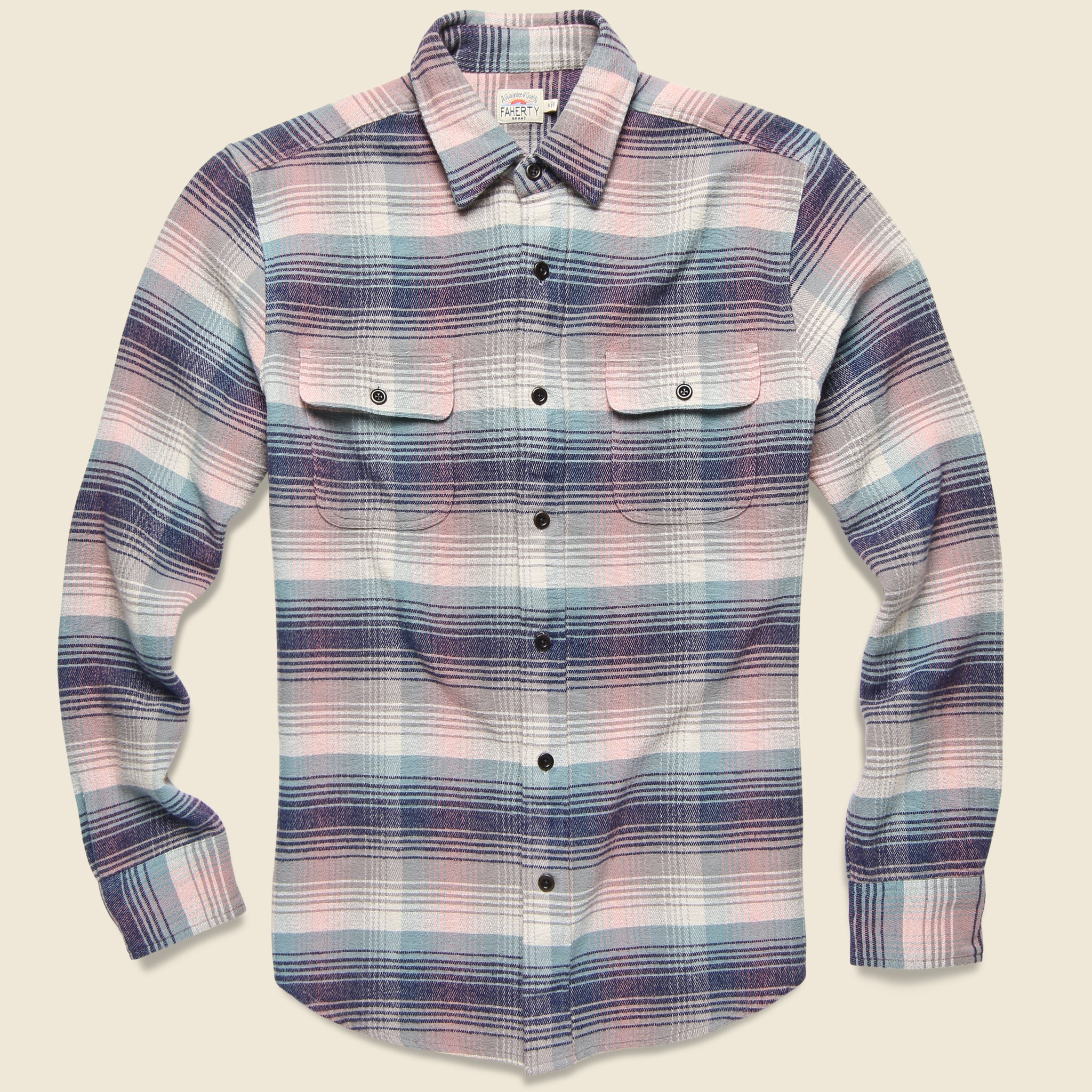 Belmar Shirt - Old Coast Serape - Faherty - STAG Provisions - Tops - L/S Woven - Stripe