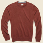 Sconset Crew Sweater - Autumn Rust - Faherty - STAG Provisions - Tops - Sweater
