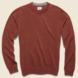Sconset Crew Sweater - Autumn Rust - Faherty - STAG Provisions - Tops - Sweater