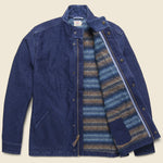 Quilted Barn Coat - Indigo - Faherty - STAG Provisions - Outerwear - Coat / Jacket