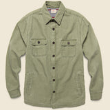 Blanket Lined CPO Shirt Jacket - Olive - Faherty - STAG Provisions - Outerwear - Shirt Jacket