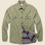 Blanket Lined CPO Shirt Jacket - Olive - Faherty - STAG Provisions - Outerwear - Shirt Jacket