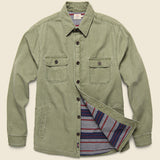 Blanket Lined CPO Shirt Jacket - Olive - Faherty - STAG Provisions - Outerwear - Shirt Jacket