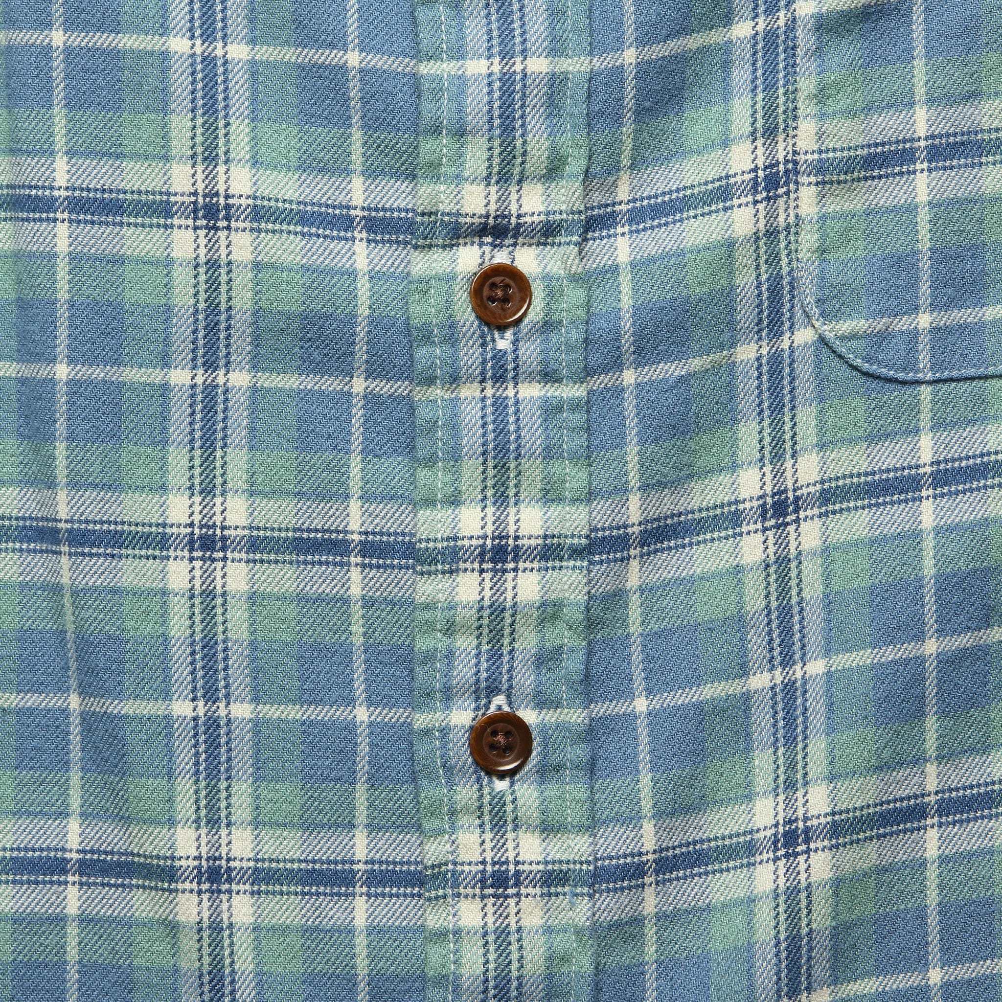Stretch Seaview Shirt - Dusty Ocean Plaid - Faherty - STAG Provisions - Tops - L/S Woven - Plaid