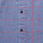 Windowpane Ventura Shirt - Blue Melange - Faherty - STAG Provisions - Tops - L/S Woven - Plaid