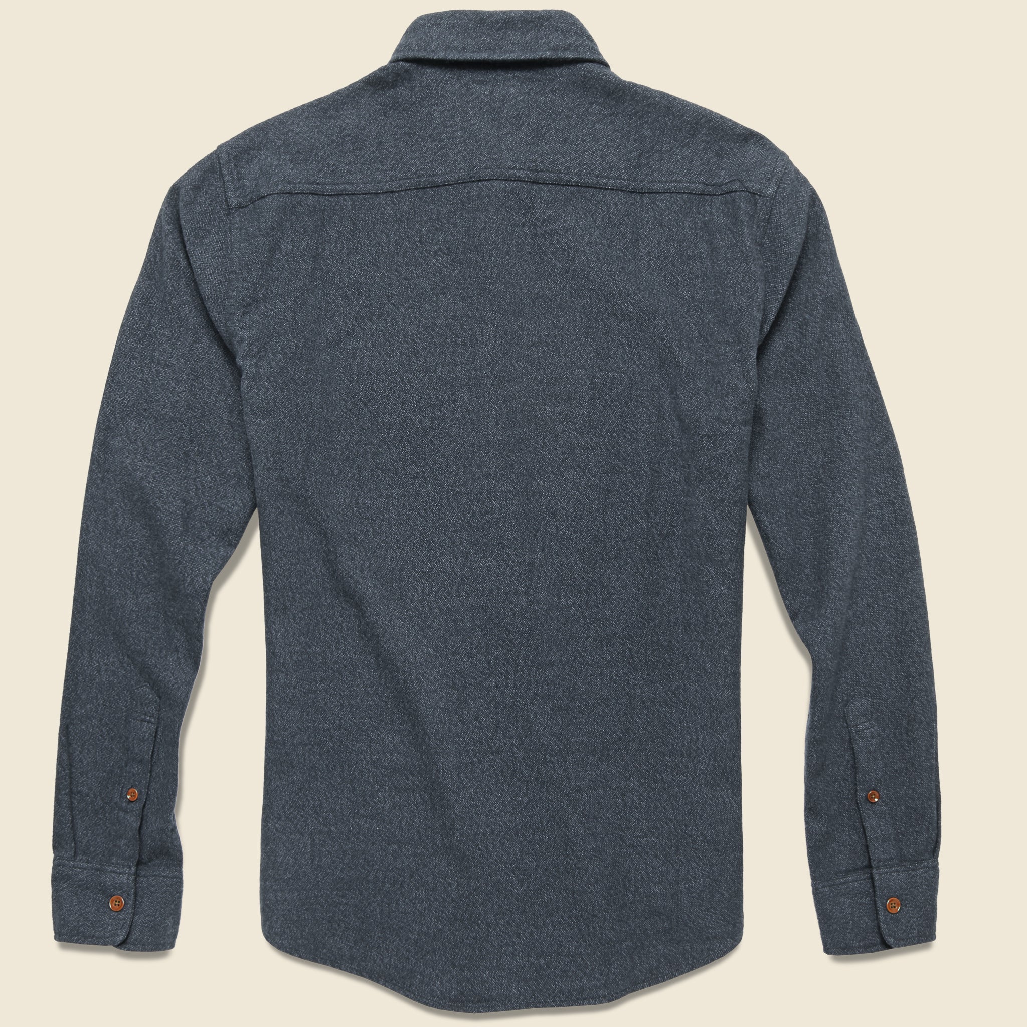 Brushed Alpine Flannel - Washed Black - Faherty - STAG Provisions - Tops - L/S Woven - Solid