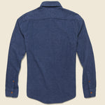 Brushed Alpine Flannel - Navy - Faherty - STAG Provisions - Tops - L/S Woven - Solid