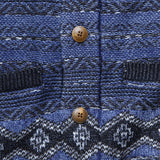Indigo Shore Cardigan - Mixed Indigo - Faherty - STAG Provisions - Tops - Sweater