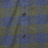 Brushed Alpine Flannel - Navy/Olive Buffalo - Faherty - STAG Provisions - Tops - L/S Woven - Plaid