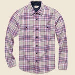 Brushed Alpine Flannel - Vintage Mountain Plaid - Faherty - STAG Provisions - Tops - L/S Woven - Plaid
