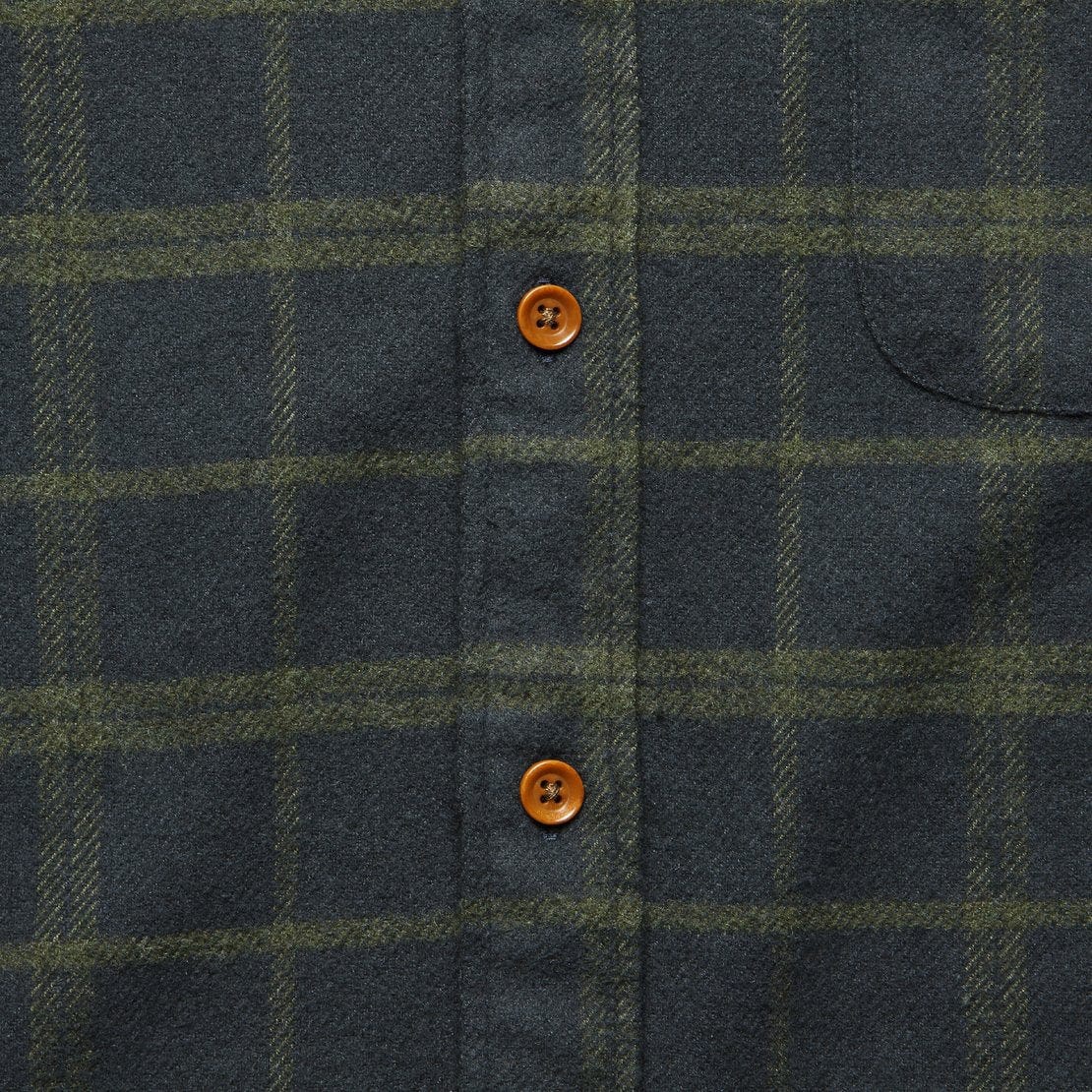Seaview Shirt - Charcoal Olive Windowpane - Faherty - STAG Provisions - Tops - L/S Woven - Plaid
