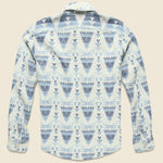 Seasons Blanket Workshirt - Indigo Cascade - Faherty - STAG Provisions - Tops - L/S Woven - Other Pattern