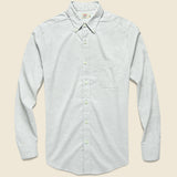 Melange Oxford Shirt - Grey - Faherty - STAG Provisions - Tops - L/S Woven - Solid