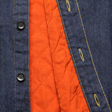 Herringbone Workshirt - Dark Java Wash - Faherty - STAG Provisions - Tops - L/S Woven - Overshirt