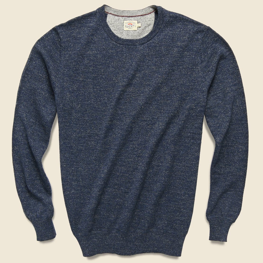 Sconset Crew Sweater - Navy Heather - Faherty - STAG Provisions - Tops - Sweater