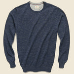 Sconset Crew Sweater - Navy Heather - Faherty - STAG Provisions - Tops - Sweater