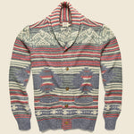 Jacquard Cardigan - Moab Serape - Faherty - STAG Provisions - Tops - Sweater