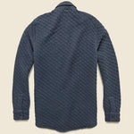 Quilted Belmar CPO Shirt Jacket - Dark Navy Heather - Faherty - STAG Provisions - Outerwear - Shirt Jacket