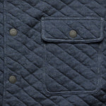 Quilted Belmar CPO Shirt Jacket - Dark Navy Heather - Faherty - STAG Provisions - Outerwear - Shirt Jacket