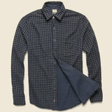 Belmar Workshirt - Charcoal Navy Check - Faherty - STAG Provisions - Tops - L/S Woven - Plaid